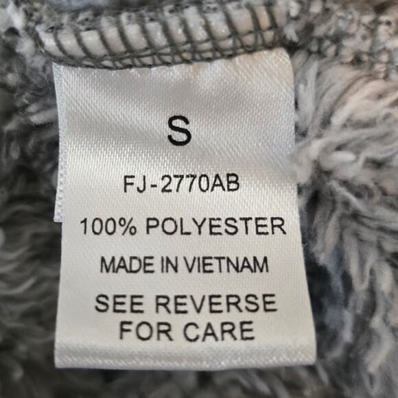 Zenana Outfitters Blue Gray Kangaroo Pocket Pull Over Winter Women's Jacket S - Picture 5 of 5